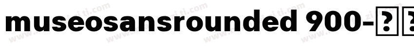 museosansrounded 900字体转换